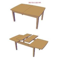 Table extensible en vieux bois SUR MESURE STYLE ANTIQUE©