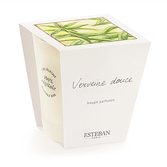 Bougie parfumée cire végétale - Verveine douce - ESTEBAN PARIS